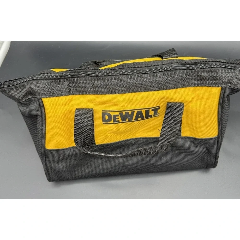 DeWalt Tool Bag Soft Case Zip Top Black Yellow Power Tool Carry Bag